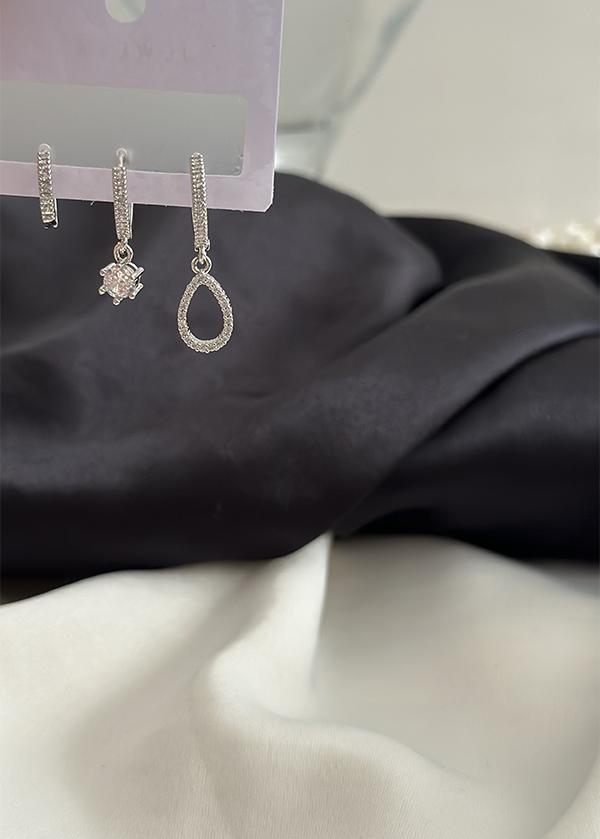 KÜPE- ÇELİK ÜÇLÜ DAMLA MODEL KÜPE